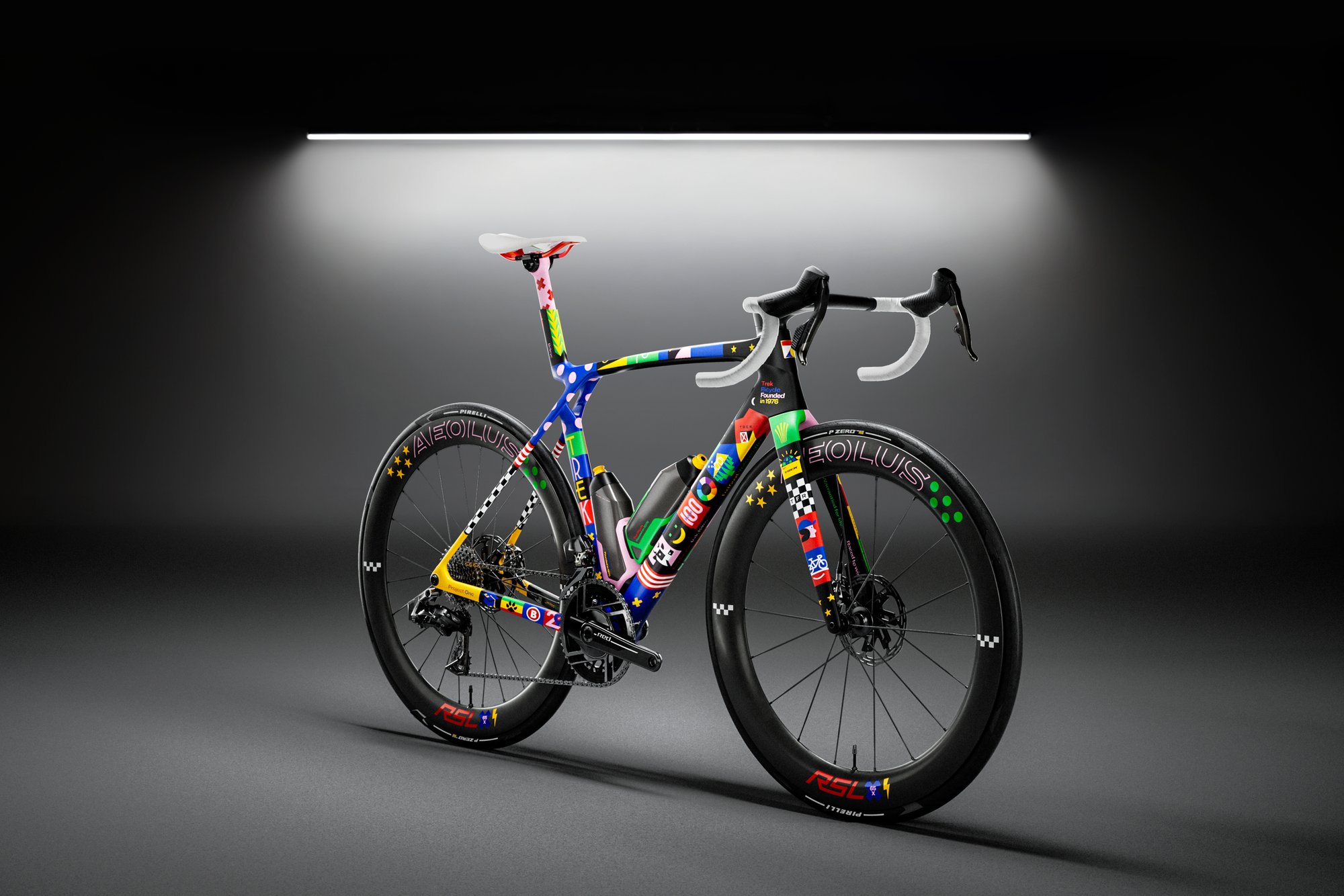Limited edition Trek build under studio light
